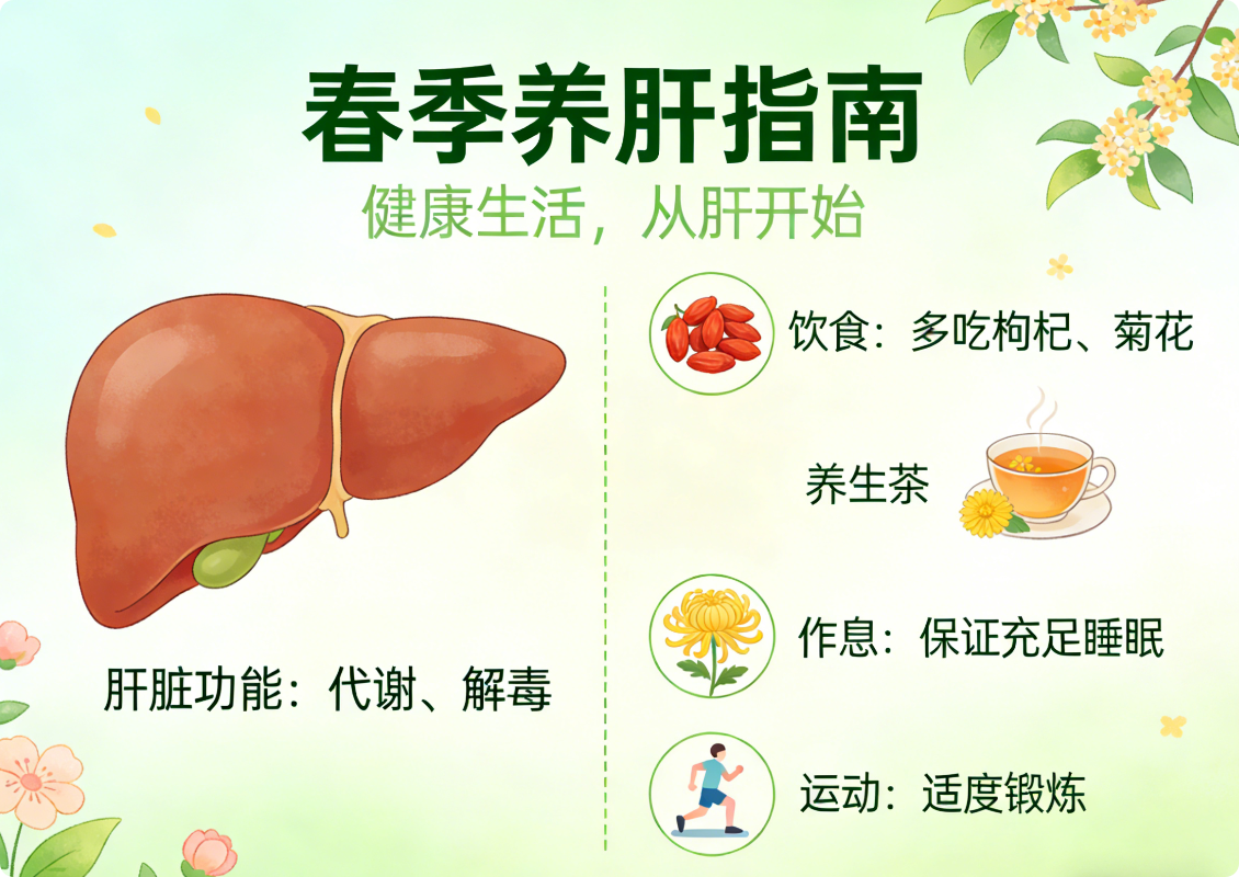 中医认为，肝主疏泄、主藏血