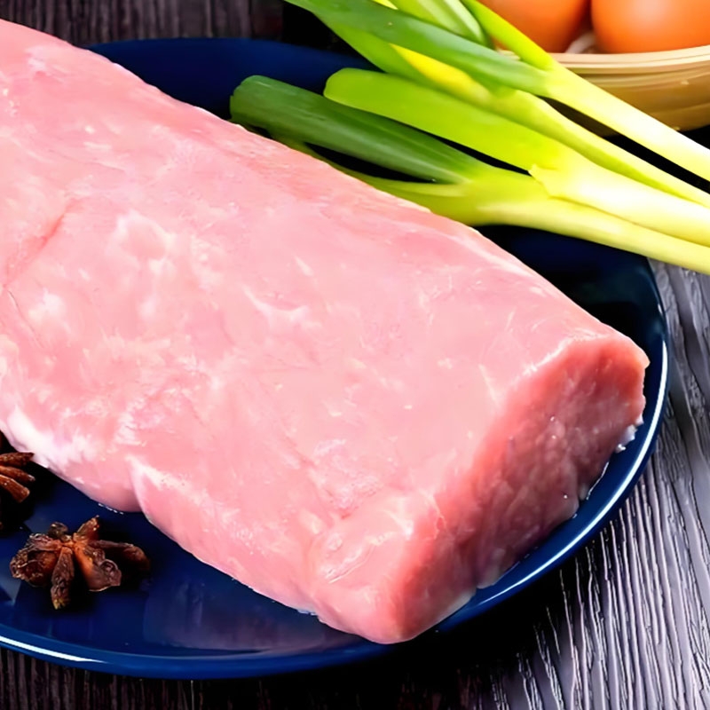 锅包肉选肉 新鲜猪里脊肉 无筋膜