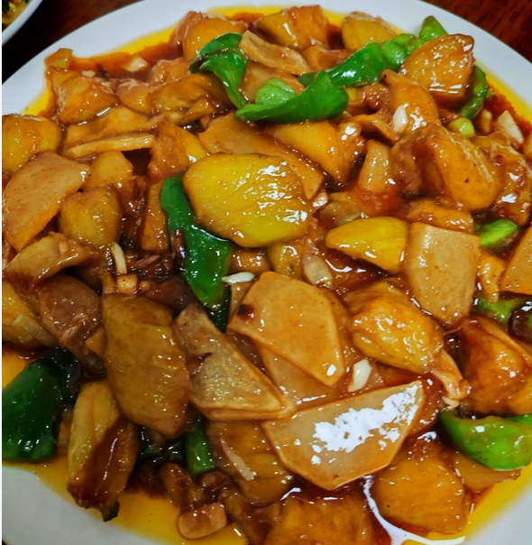 家常地三鲜做法，不油腻不发黑，比